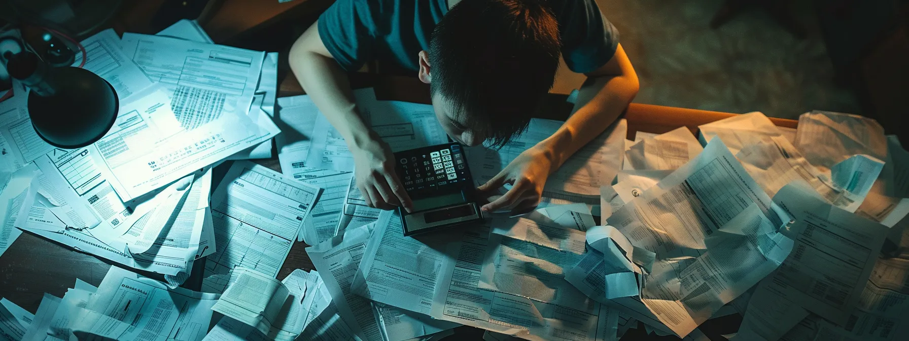 a person surrounded by multiple paper quotes and a calculator, carefully comparing the details and costs to choose the best bathroom contractor in bellingham, wa. a person surrounded by multiple paper quotes and a calculator, carefully comparing the details and costs to choose the best bathroom contractor in bellingham, wa.