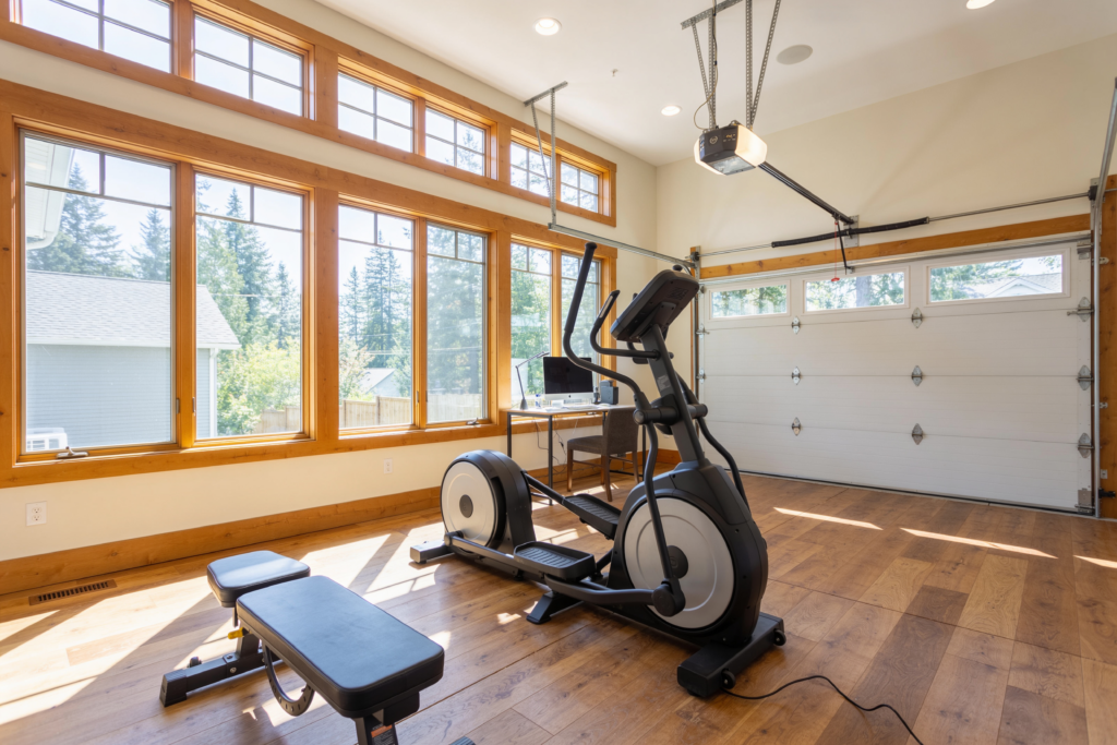 garage converted into a finished living space in Bellingham, WA